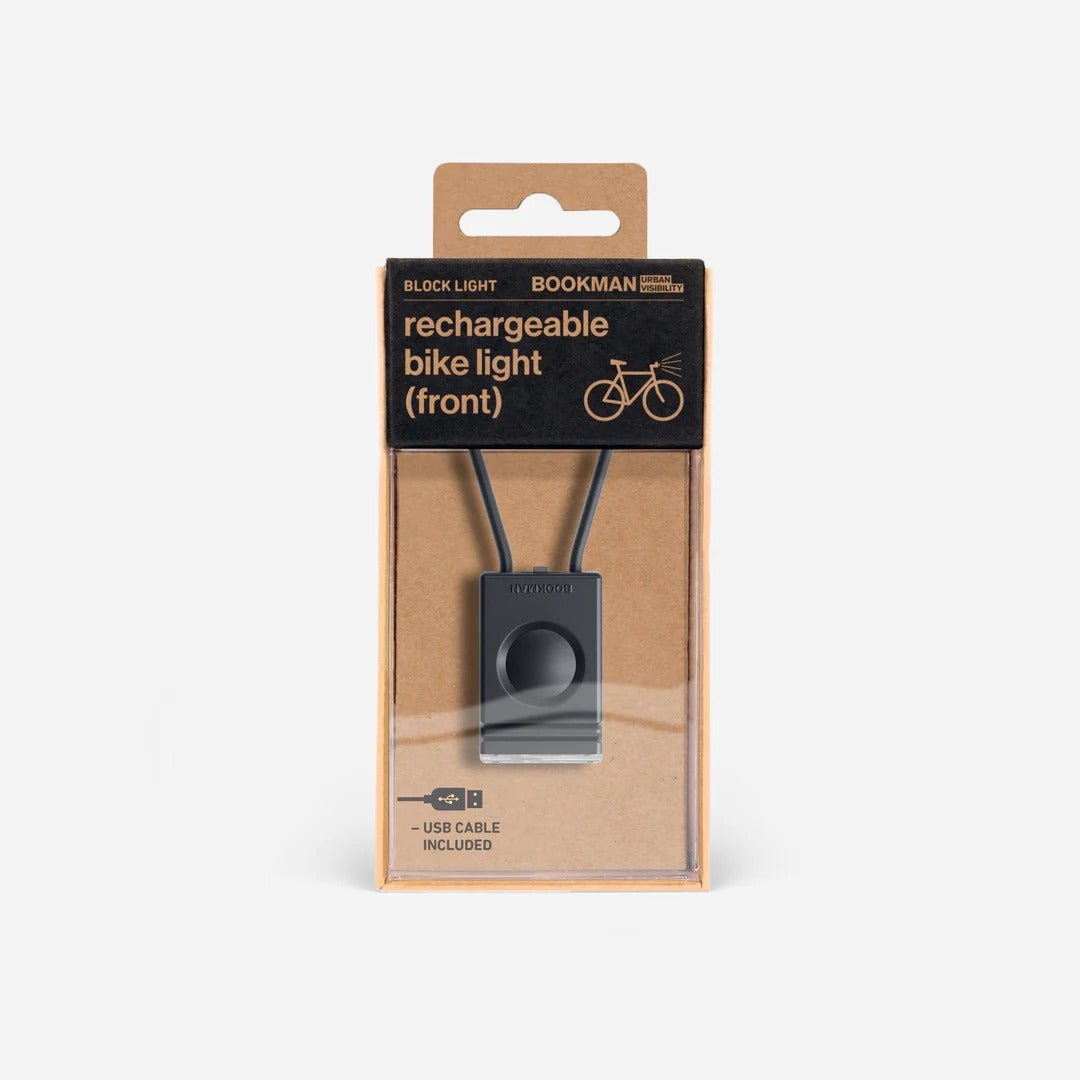 Bookman Block Light Fietsverlichting - Led Voorlicht