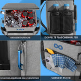 Everlasting Comfort Cooler Backpack Koeltas 34L Waterproof Grijs
