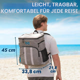 Everlasting Comfort Cooler Backpack Koeltas 34L Waterproof Grijs