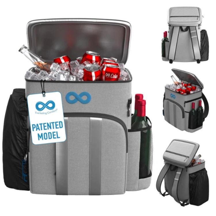 Everlasting Comfort Cooler Backpack Koeltas 34L Waterproof Grijs