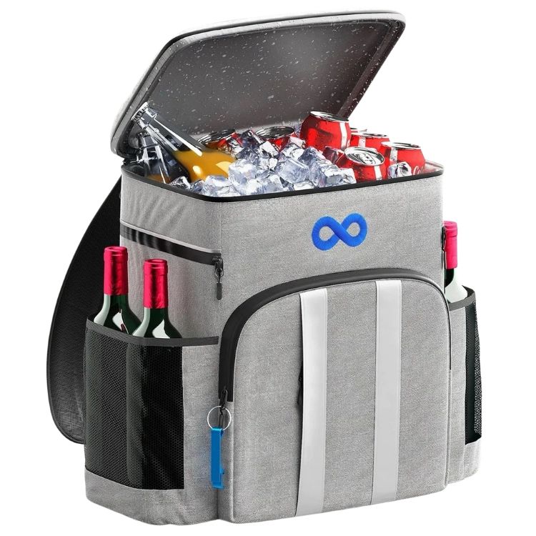 Everlasting Comfort Cooler Backpack Koeltas 34L Waterproof Grijs