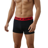 Lotto Boxershorts Heren Zwart 4 Pack