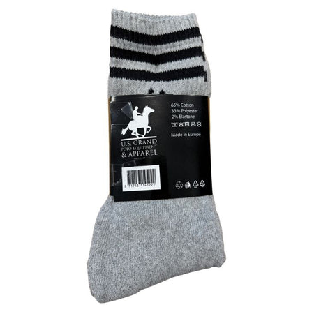 U.S. Grand Polo Sokken Heren 10-Pack Mix Bundel Achterkant