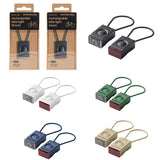 Bookman Block Light Fietsverlichting Set - Led Voorlicht en Achterlicht