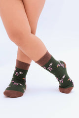 Moustard Mini Socks Zoo Giftbox Kinder Sokken 0-12 maanden Geschenkbox - 4 Paar