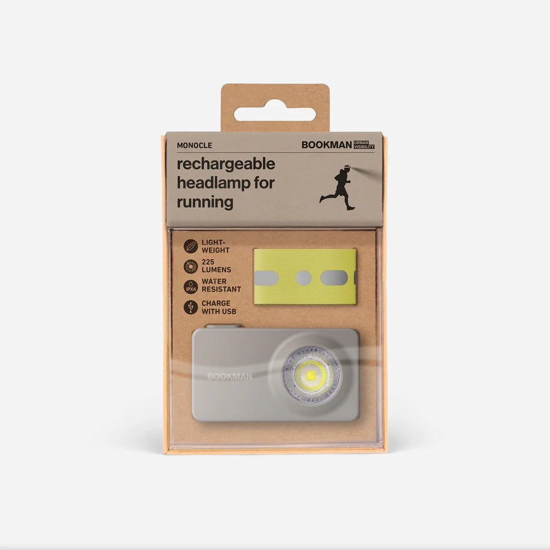 Bookman Monocle Hoofdlamp Zand Grijs