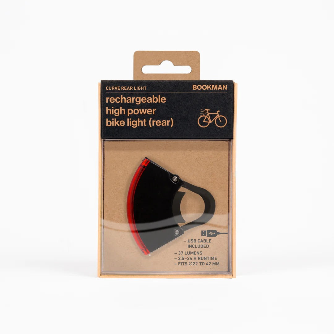 Bookman Curve Fietsverlichting - Led Achterlicht